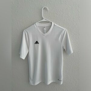 Bundle Adidas Entrada 22 Jersey kids size US L (13-14 years old)white 2 piece